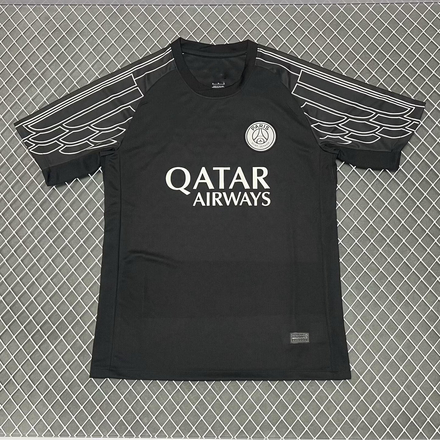 Ailes Noires – Maillot concept PSG inspiration fourth 24/25 ⚫🪽 Kitzcept