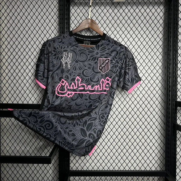 Nocturne Florale – Maillot concept Palestine ⚫🌸 Kitzcept