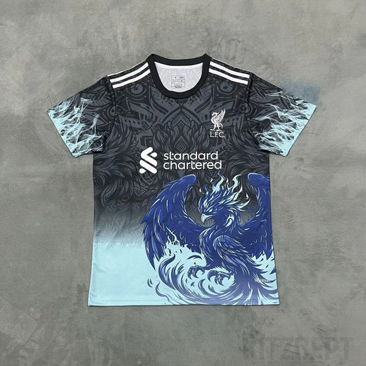 Phoenix Bleu – Maillot Concept Liverpool 🔵🪽 Kitzcept